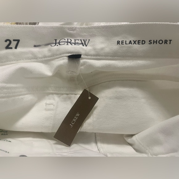 J.Crew Relaxed Denim Short in White - Picture 7 of 7